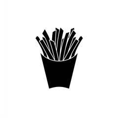French fries in box graphic
