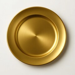 gold coin on white background