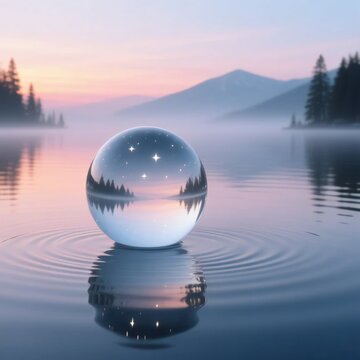 reflection of the sun on the water