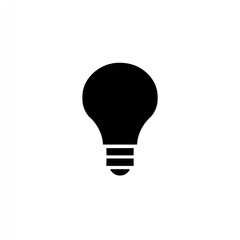 Simple lightbulb icon