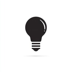 Simple lightbulb icon