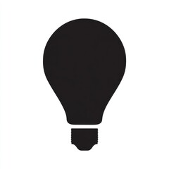Simple lightbulb icon
