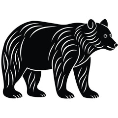 Fototapeta premium bear vector illustration