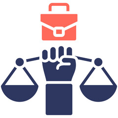 Equal Opportunity glyph color icon