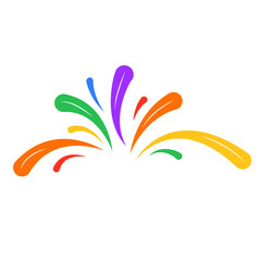  Colorful Vector Fireworks