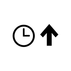 Four stylized clock icons showing reload, reset, and circular time flow, with different symbols.