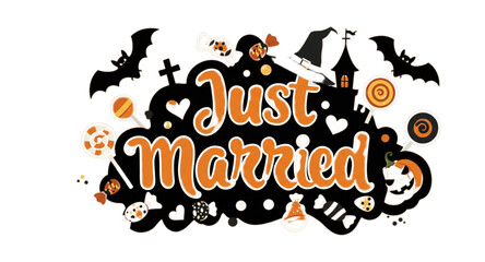 Fototapeta premium Just married 