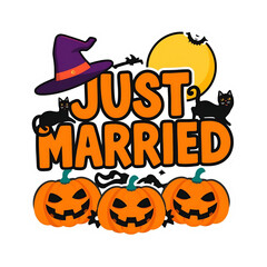 Just married Halloween 