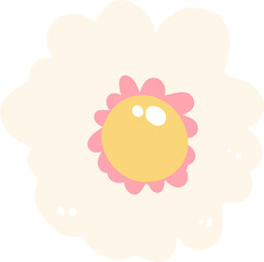 Cute Flower Illustration