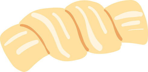 Cute Bread Roll Illustration