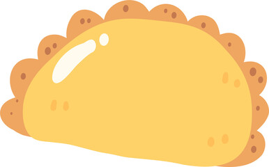 Pastel Empanada Pan Dulce Illustration