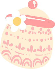 Pastel Mantecada Pan Dulce Illustration