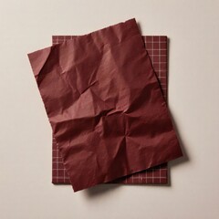 red wine old paper with burnt edges