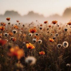 poppy flowers in the field