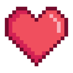 Pixel Heart Life Bar
