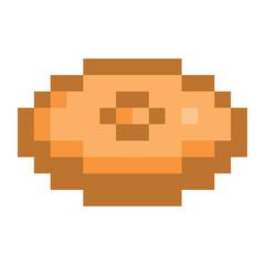 Fototapeta premium Pixel Coin Retro Icon 