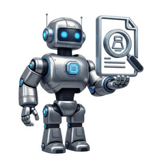 Robot Recruiting Technology Automation Concept