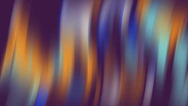 Seamless Loop Abstract background with vibrant orange, blue, and purple colors. Suitable for web design, presentations, and creative projects needing a colorful backdrop.