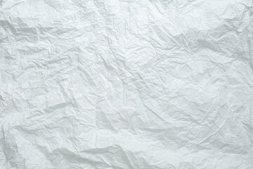 A view of a white packing paper, as a background.