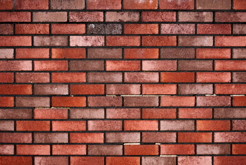 red bricks wall texture