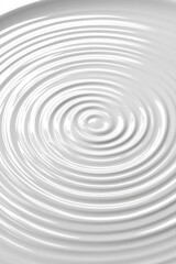 Swirling concentric ripple pattern. Smooth, creamy texture