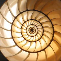 Obraz premium Spiral shell intricate design