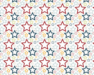 A view of a stars pattern, as a background.