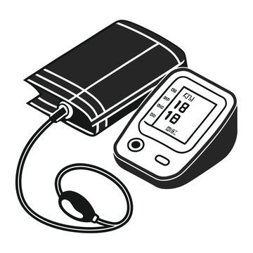 vector illustration of beld pressure  medicine