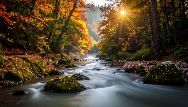 Autumnal forest stream (2)