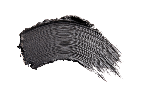 Dark gray cosmetic smear, smudged, textured