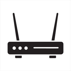 router antenna icon vector illustration