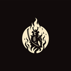 Samurai Burning Logo