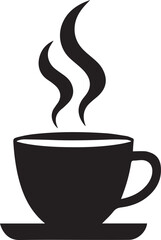 Classic tea coffee cup vector design for digital creative artwork
