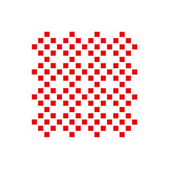 Vector Illustration of Palestinian Traditional Tatreez  Embroidery Pattern