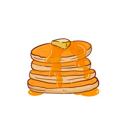 Pancakes with Syrup