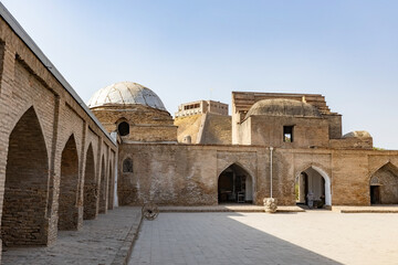 Architecture details of Madrassa-i Kuhna in Hisor, Tajikistan