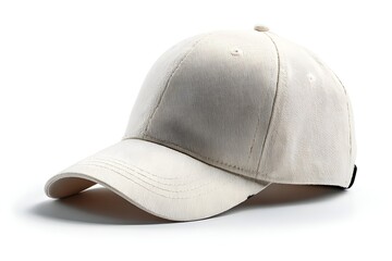 Fototapeta premium Baseball Cap Isolated on White for Casual Streetwear Fashion Trends and Outdoor Sports Accessory Inspiration