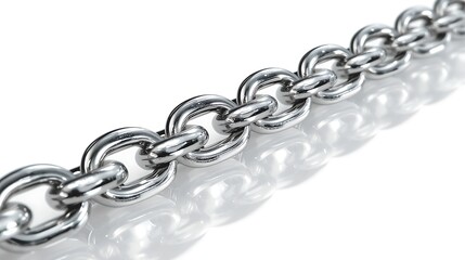 Fototapeta premium chain , A thick silver chain