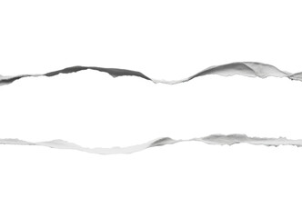 Obraz premium Dynamic torn paper effect showcasing raw edges, perfect for adding texture and depth, offering a unique and versatile design element for creative projects with an edgy and modern feel