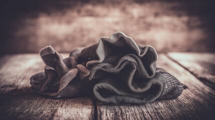 reassurance. Folded emergency blanket with silver lining, conveying reassurance for Japan's Disaster Prevention Day. public awareness campaigns.