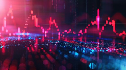 Fototapeta premium stock market background image