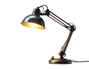 Desk lamp transparent background PNG