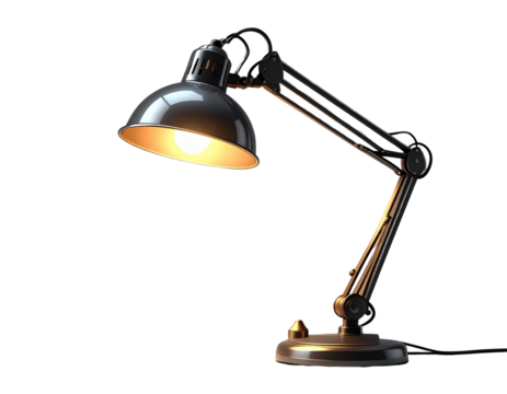 Desk lamp transparent background PNG
