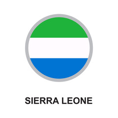 sierra national flag circular vector design