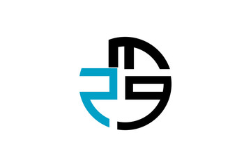 Obraz premium Stylized abstract logo featuring black 