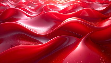 Abstract red wavy surface (1)