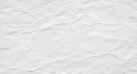 Obraz premium White Crumpled Paper Texture Background.