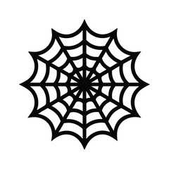 Spider Web Icon Vector Illustration