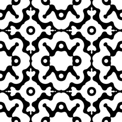 Elegant monochrome seamless pattern design perfect for textiles and creative backgrounds
