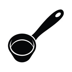 Coffee Scoop Icon Vector Illustration